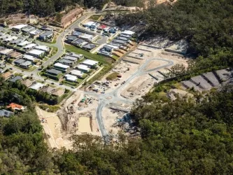 Windaroo Rise Estate - Bahrs Scrub Aerial