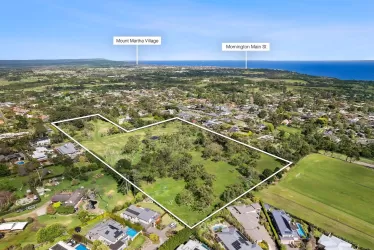 Wisteria Fields Estate - Mount Eliza Aerial