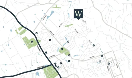 Woodlands Estate - North Kellyville Location map