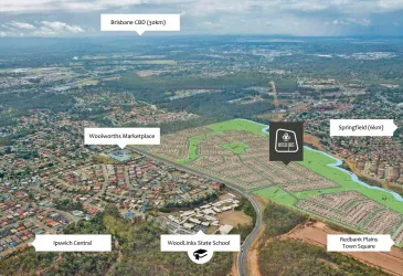 Woodlinks Village - Collingwood Park Aerial