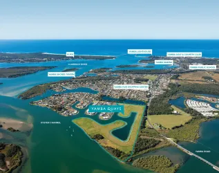 Yamba Quays Estate - Yamba Aerial