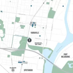 Yarraville Place Estate - Yarraville Location map