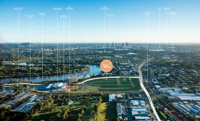 Yeerongpilly Green Riverside Townhomes - Yeerongpilly Aerial