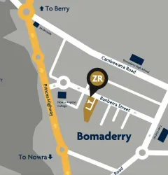Zieria Rise Estate - Bomaderry Location map