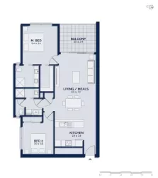 91 marine Floor Plan Unit 20