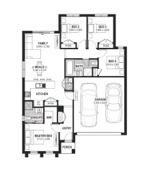 Aldo Estate - Fraser Rise - Lot 1119 Floorplan