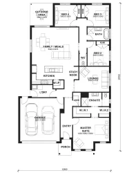 Balmoral Estate - Strathtulloh - Lot 828 Floorplan