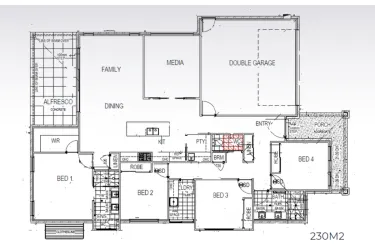 Bamboo Estate - Palmwoods - Lot 15 Floorplan