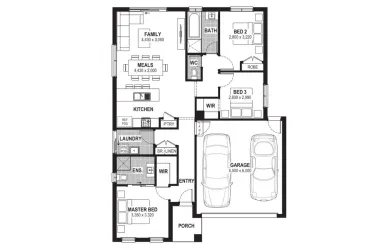 Edgewater Estate - San Remo - Lot 222 Floorplan
