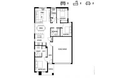 Edgewater Estate - San Remo - Lot 231 Floorplan