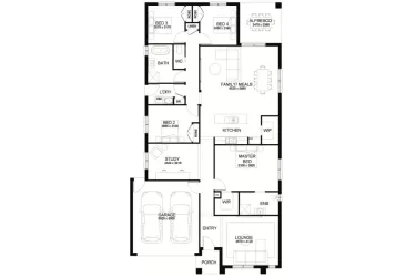 Edgewater Estate - San Remo - Lot 247 Floorplan