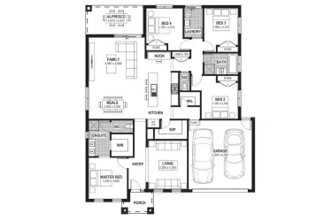 Edgewater Estate - San Remo - Lot 248 Floorplan