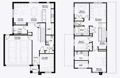 Emerald Views Estate - Diamond Creek - Lot 9 Floorplan