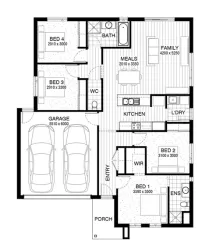 Harlow Estate - Tarneit - Lot 406 Floorplan