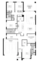 Huntly Rise Estate - Huntly - Lot 3 Floorplan