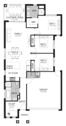 Jubilee Estate - Wyndham Vale - Lot 5615 Floorplan