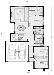 Jubilee Estate - Wyndham Vale - Lot 5704 Floorplan