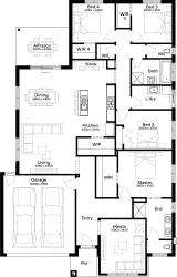 Lot 106 Flinders Walk Estate by Simonds Homes Floorplan