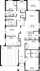 Lot 111 Allegra Estate by Simonds Homes Floorplan