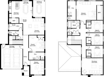 Lot 1214 Whiterock Estate by Simonds Homes Floorplan