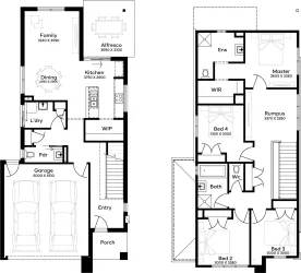 Lot 1215 Whiterock Estate by Simonds Homes Floorplan