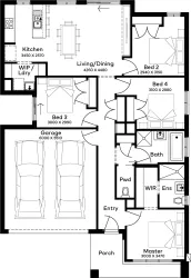 Lot 1703 Verdant Hill Estate by Simonds Homes Floorplan