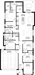 Lot 1841 Flagstone Estate by Simonds Homes Floorplan