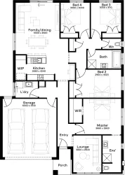 Lot 215 Flinders Walk Estate by Simonds Homes Floorplan