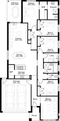 Lot 228 Flinders Walk Estate by Simonds Homes Floorplan