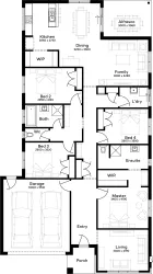 Lot 229 Rosalia Estate by Simonds Homes Floorplan