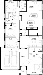 Lot 245 Winterfield Estate by Simonds Homes Floorplan