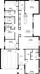 Lot 25 Kingston Haven Estate by Simonds Homes Floorplan