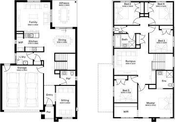 Lot 2593 Flagstone Estate by Simonds Homes Floorplan