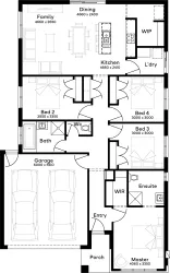 Lot 2810 Evergreen Estate by Simonds Homes Floorplan