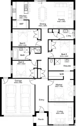 Lot 2832 Evergreen Estate by Simonds Homes Floorplan