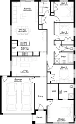 Lot 33 Kingston Haven Estate by Simonds Homes Floorplan