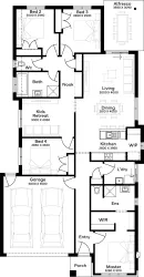 Lot 47 Deebing Springs Estate by Simonds Homes Floorplan