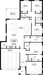 Lot 5312 Mandalay Estate by Simonds Homes Floorplan