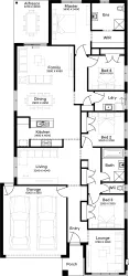 Lot 730 Alira Estate by Simonds Homes Floorplan