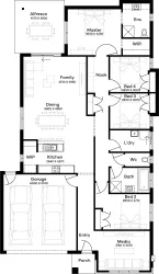Lot 951 Whiterock Estate by Simonds Homes Floorplan