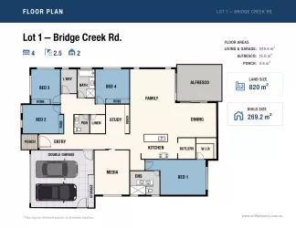 Maleny Meadows Estate - Maleny - Lot 1 Floorplan