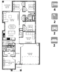 Neerim Lakes Estate - Neerim South - Lot 28 Floorplan