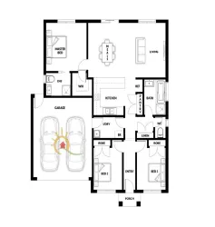Officer Fields Estate - Officer - Lot 529 Floorplan