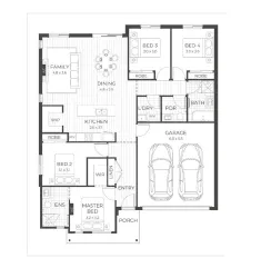Officer Fields Estate - Officer - Lot 529 Floorplan