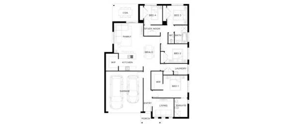 Orana Estate - Clyde North - Lot 2522 Floorplan
