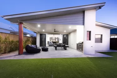 Pacific Harbour Bribie Island Estate - Banksia Beach - Lot 801 Backyard