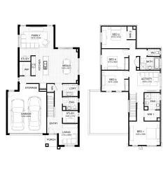 Parkbrook Wyndham Vale Estate - Manor Lakes - Lot 313 Floorplan