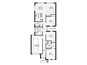 Parkside Collective Townhomes - Berwick - Lot 38 Floorplan
