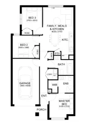 Parkside Collective Townhomes - Berwick - Lot 44 Floorplan