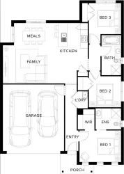 The Patch Estate - Wollert - Lot 211 Floorplan